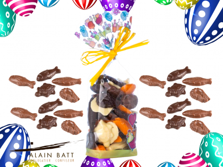 Friture de Pâques - ref_1037-150N - Friture Chocolat Noir de 150g