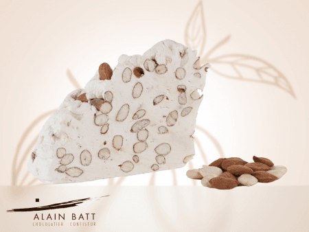 TARTE DE NOUGAT AMANDES - ref_65PM - Part de 120 grammes
