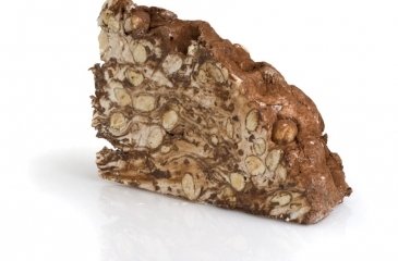 Part de Tarte de Nougat - Chocolat Poudré