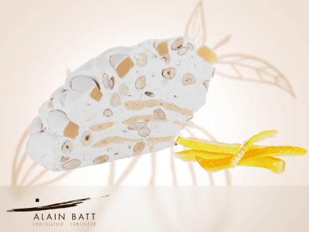 TARTE DE NOUGAT CITRON MERINGUE - ref_71PM - Part de 120 grammes