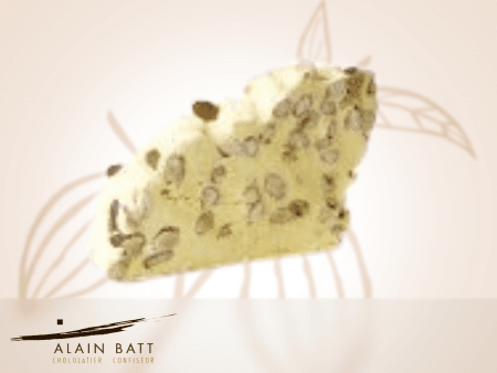 TARTE DE NOUGAT MIRABELLE - ref_78PM - Part de 120 grammes
