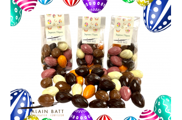 Petits oeufs de Pâques pralinés