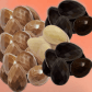 Petits oeufs de Pâques pralinés - ref_1100-150N - Sachet 150g chocolat noir