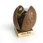 Oeuf de Pâques Garni - ref_149 - Oeuf 12 cm garni, chocolat noir de 180 grammes