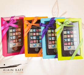 Téléphone en chocolat
