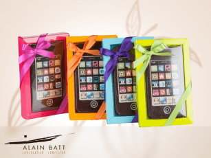 Téléphone en chocolat