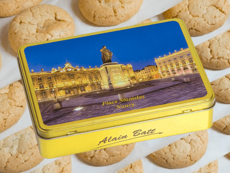 Macarons en coffret ''Prestige'' - ref_234 - Coffret métal de 300 grammes