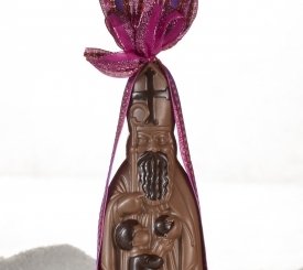 Saint Nicolas en chocolat - 22cm