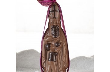 Saint Nicolas en chocolat - 22cm