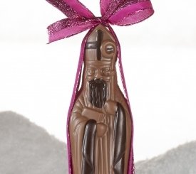 Saint Nicolas en chocolat - 18cm