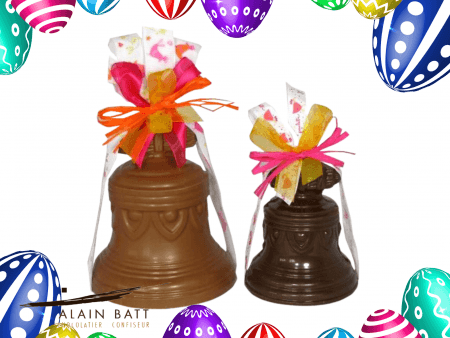 Cloche de Pâques garnie - ref_278 - Cloche de Pâques garnie 12 cm Noir