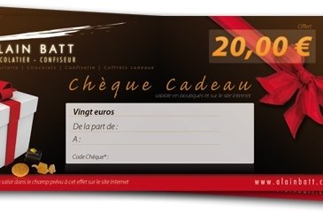 Chèque cadeau 20 euros