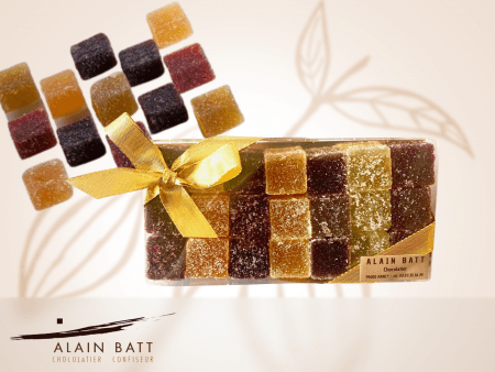 Pâtes de fruits assorties - ref-1184.225 - Etui de 225g