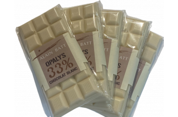 Tablette Opalys 33% - Ivoire lacté