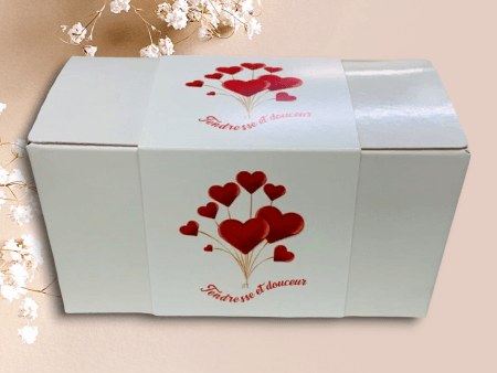 Ballotin Bonne Fête Maman - ref_478 - Ballotin blanc de 250g