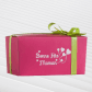 Ballotin Bonne Fête Maman - ref_478 - Ballotin blanc de 250g