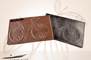 Vélo en chocolat