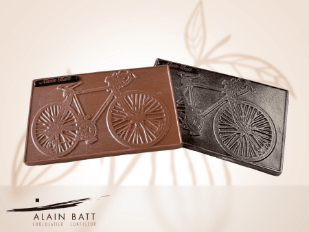 Vélo en chocolat - ref_427 - Vélo chocolat noir
