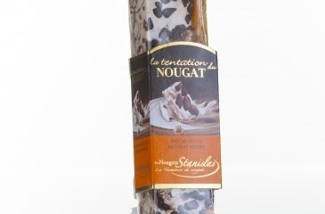 NOUGAT CHOCOLAT ORANGETTES barre 100G