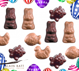 Guimauve de Pâques chocolatée