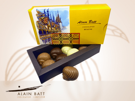 Coffret Escargots de Bourgogne pralinés - ref_1358 - Coffret de 8 escargots de Bourgogne pralinés