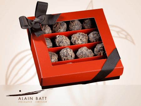Box Truffes Arôme Bergamote - ref_1363 - Coffret de 150 grammes