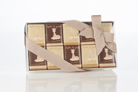 Napolitains Sophie la girafe ® - ref-1366NL - Coffret 200g Chocolat noir et lait
