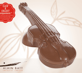 Violon en chocolat