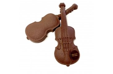 Violon en chocolat