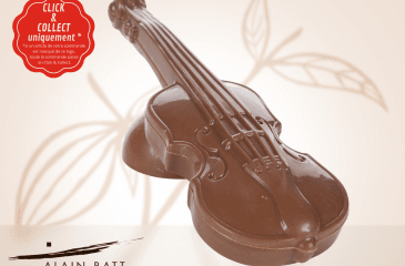 Violon en chocolat