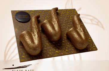 3 Minis Saxophones en chocolat