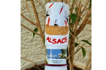 Serviette invité Alsace