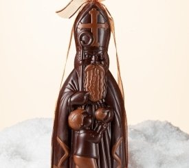 Saint Nicolas en chocolat - 27cm