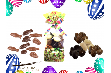 Petits oeufs pralinés  et friture de Pâques