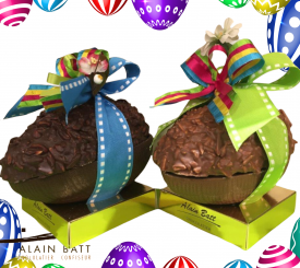 Oeuf de Pâques rocaille Garni