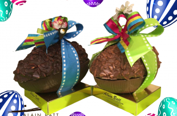 Oeuf de Pâques rocaille Garni