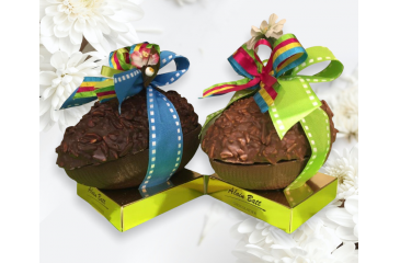 Oeuf de Pâques rocaille Garni
