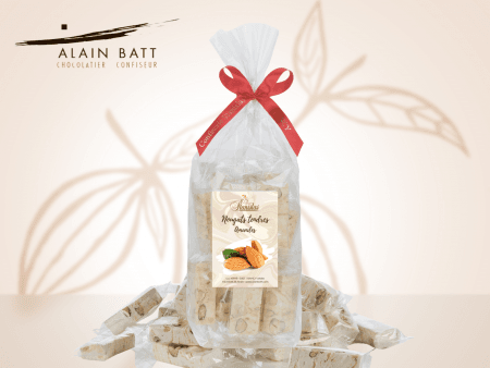 MINI NOUGATS  Amandes Sachet de 200g - ref_1438 - Sachet de 200g de mini nougat