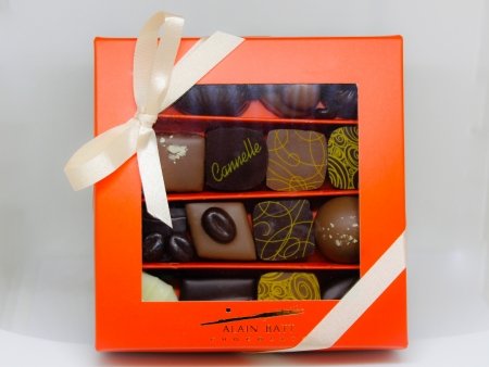 Coffret Fenêtre Alain BATT - ref 1447 - Coffret 180g Chocolat noir et lait