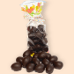 Petits oeufs de Pâques nougatine pralinés - ref-1468N - Oeufs nougatine fourrés praliné enrobés chocolat noir 200g