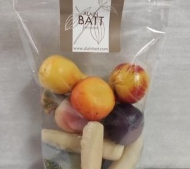 Fruits et légumes en pâte d'amandes