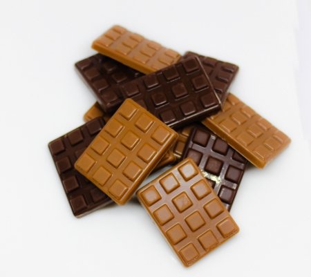 Mini Tablettes de chocolat - ref_1483L - Sachet 150g chocolat lait