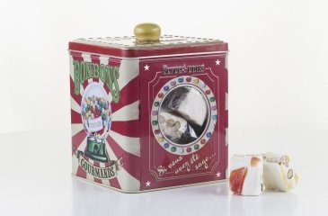 BOITE GARNIE DE 400G DE MINI CUBES ASSORTIS