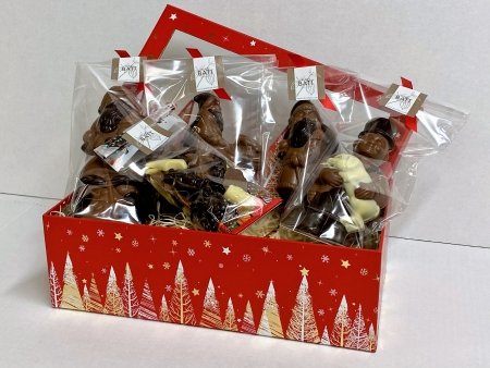 Coffret de Noël - ref_1545N - Coffret garni chocolat noir