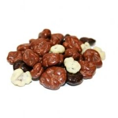 Grains de raisins enrobés de chocolat