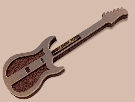 Guitare Electrique - ref_1679N - Sujet en chocolat noir