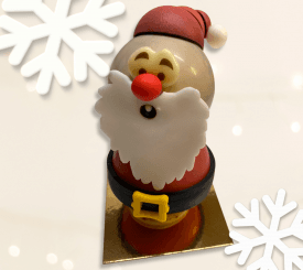 Père Noël Rouge en chocolat