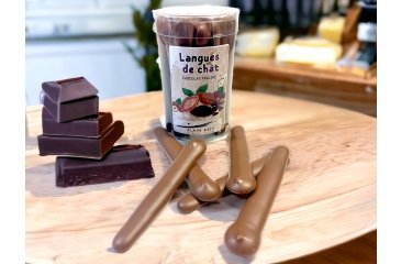 Langues de chat chocolat praliné