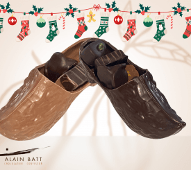 Sabot de Noël garni de chocolats