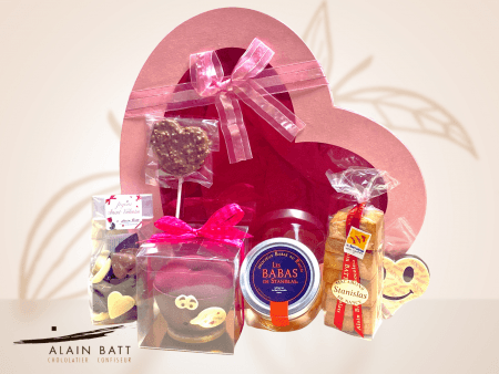 Coeur géant - ref-1786 - Coffret garni